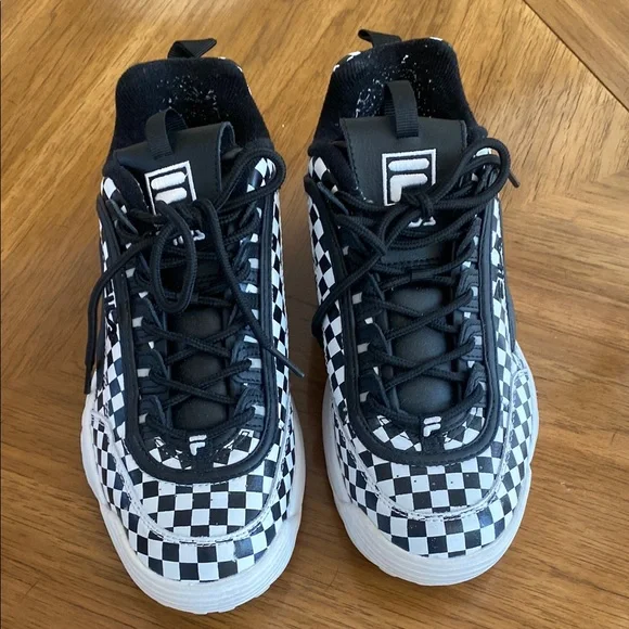 Fila Disruptor 2 Checkered Sneakers - Picture 2 of 9